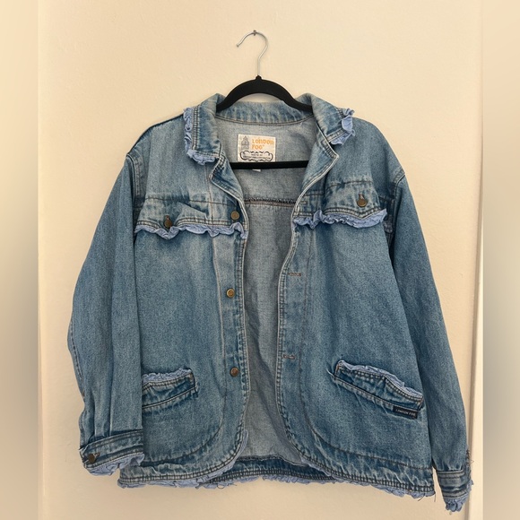 London Fog Girly Denim Jacket - Picture 2 of 3